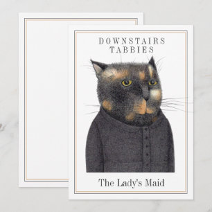 LADY'S MAID CAT 5x7 Platte Kaart + Tekst