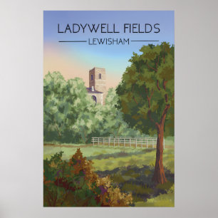 Ladywell Fields Affiche de voyage à Londres