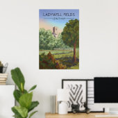 Ladywell Fields Affiche de voyage à Londres (Bureau à domicile)
