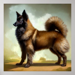 Laekenois Belgium Shepherd Dog Poster