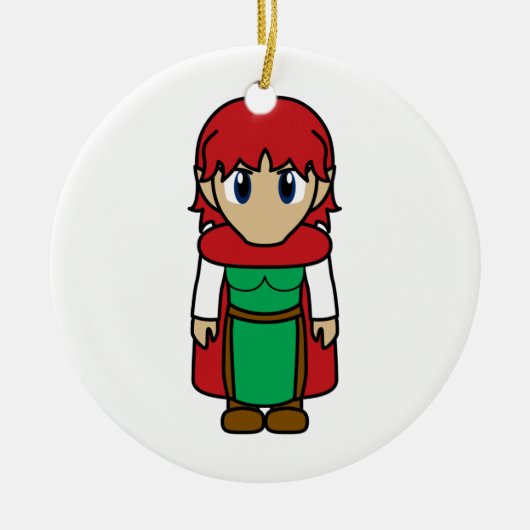 Laekinn en Iorekua Keramisch Ornament (Voorkant)