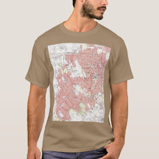 Lafayette Kaart 1983 T-shirt