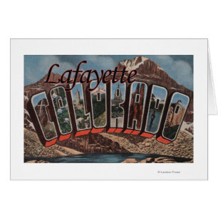 Lafayette, le Colorado - grandes scènes de lettre
