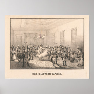 Lafayette Lodge - Odd Fellows Affiche Poster