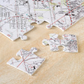 Lafayette Louisiana Map (1983) Legpuzzel (Zijkant)