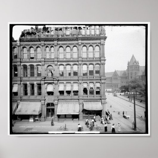 Lafayette Square, Buffalo, N.Y.  c1904 Poster (Voorkant)