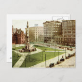 Lafayette Square Buffalo NY 1915 Briefkaart (Voorkant / Achterkant)