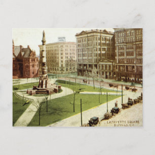 Lafayette Square Buffalo NY 1915 Briefkaart