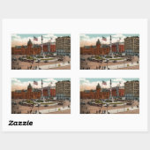 Lafayette Square  Buffalo Rechthoekige Sticker (Vel)