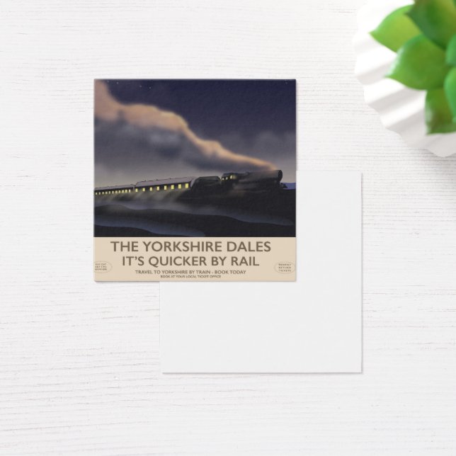 L'affiche de la Yorkshire Dales Railway (Bureau)