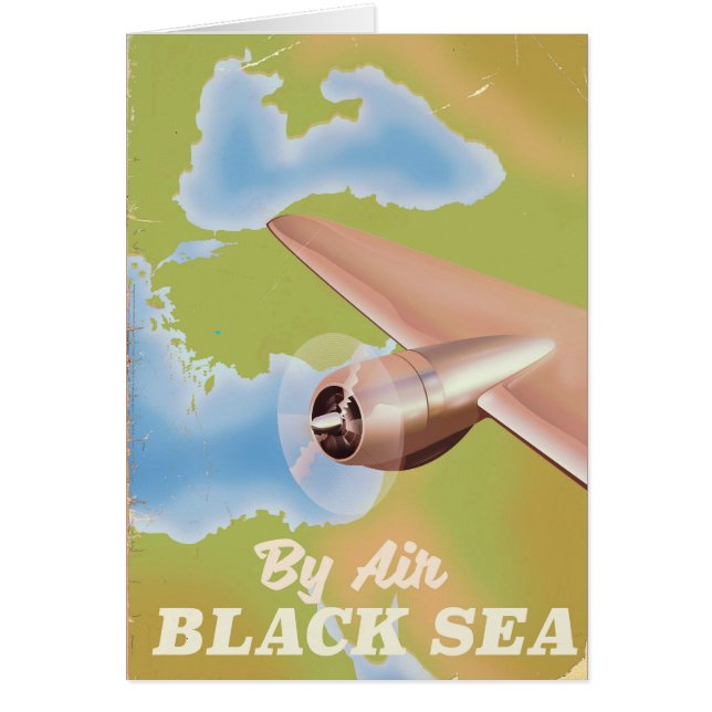 L'affiche de voyage de la mer Noire (Devant)