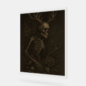 L'affiche Skull a Gothic Dark Academia (Angle)