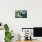L'affiche statique Impression d'art mural Surréali (Bureau à domicile)