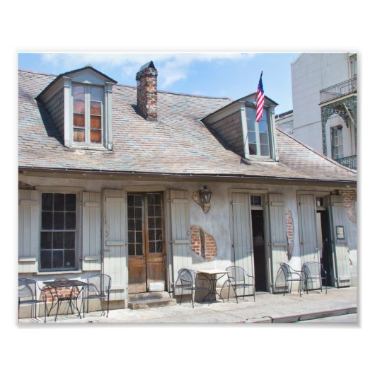 Lafitte's Blacksmith Shop, New Orleans Foto Afdruk (Voorkant)