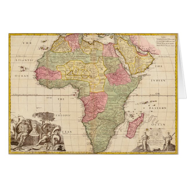 L'Afrique circa 1725 (Devant horizontal)