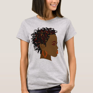 L'Afro tresse le T-shirt de torsions