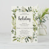 LAFY LIJST GREEN GOLD CORPORATE HOLIDAY PARTY KAART (Staand voorkant)