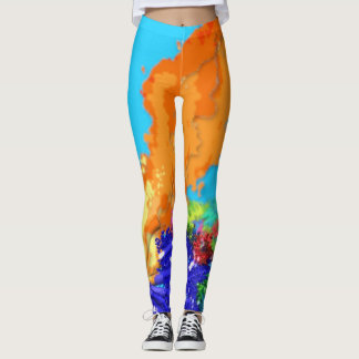 Lag B'Omer ל״ג בעומ grafische moderne vreugdevuur Leggings