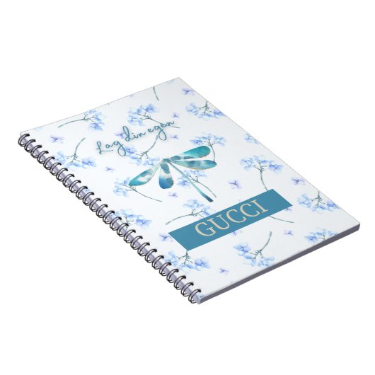 Lag din egen Gucci: Spiral Journal Anteckningsbok  Notitieboek (Rechterzijde)