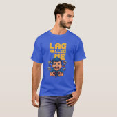 “Lag Killed Me – Funny Arcade Gamer T-Shirt” T-shirt (Voorkant volledig)