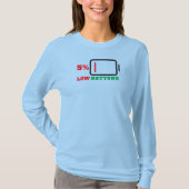Lage batterij 5% t-shirt (Voorkant)