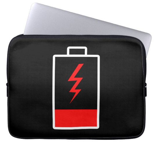 Lage batterij laptop sleeve (Voorkant)