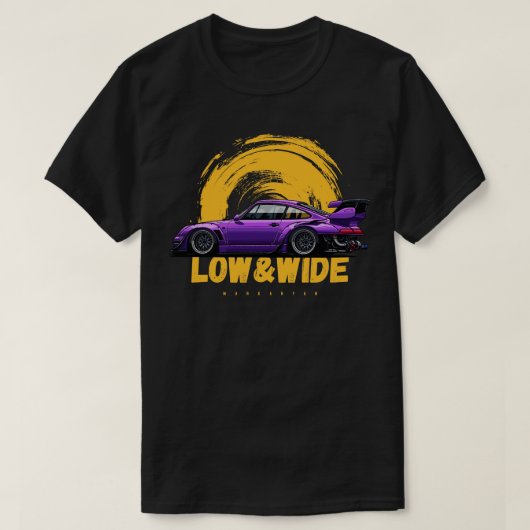 Lage brede RWB T-shirt (Design voorkant)