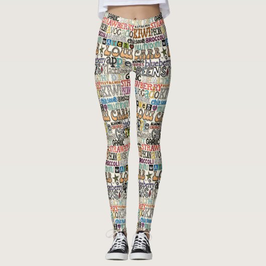 LAGE CARB-leggings Leggings (Voorkant)