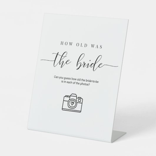 L'âge de la mariée - signe de Fête des mariées (Recto)