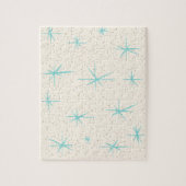 L'âge de l'espace Turquoise Starburst Puzzle (Vertical)