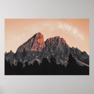 LAGE HOOGFOTO VAN DE KROKFORMATIE POSTER