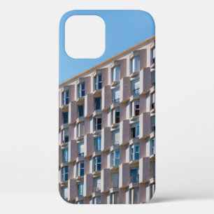 LAGE HOOGHOTO VAN GRAY CONCRETE BOUW iPhone 12 HOESJE