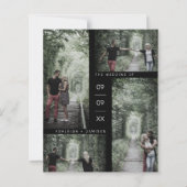 Lage kosten 4 foto's Collage Moderne Weddenschap (Voorkant)