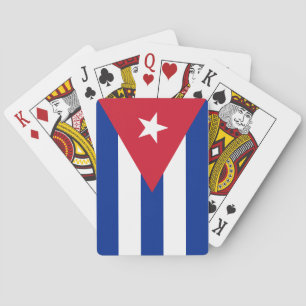 Lage kosten! Cubaanse vlag Pokerkaarten