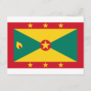 Lage kosten! Grenada Flag Briefkaart