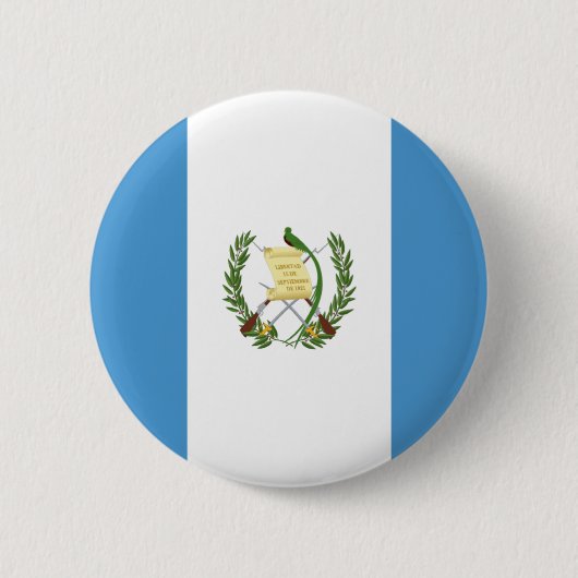 Lage kosten! Guatemalteekse vlag Ronde Button 5,7 Cm (Voorkant)