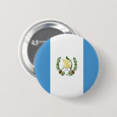 Lage kosten! Guatemalteekse vlag Ronde Button 5,7 Cm (Voorkant /achterkant)