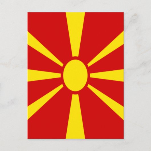 Lage kosten! Markering Macedonië Briefkaart (Voorkant)