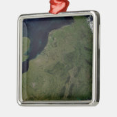 Lage landen metalen ornament (Links)