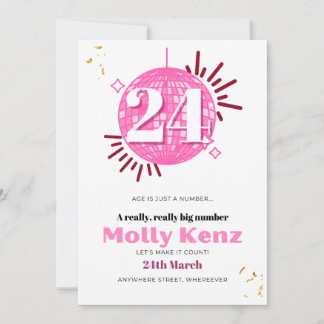 L'âge n'est qu'un nombre Carte d'anniversaire adul