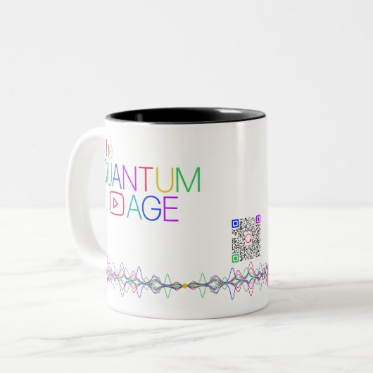 L'âge quantique 2 tons 11 oz. Café Mug (Devant gauche)