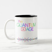 L'âge quantique 2 tons 11 oz. Café Mug (Gauche)