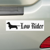 Lage Rider Bumpersticker (Op auto)