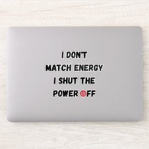 Lage sociale batterij sticker