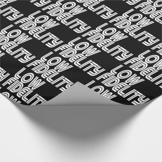 Lage trouw cadeaupapier (Hoek)