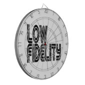 Lage trouw dartbord (Voorkant Links)