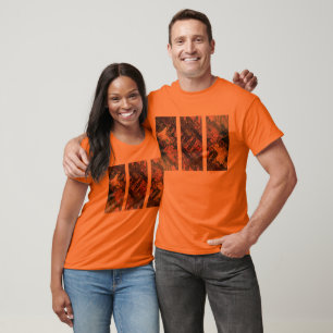 Lagen Katoen grafisch T-shirt