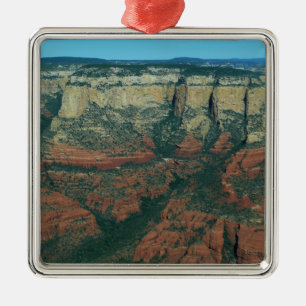 Lagen rode rotsen in Sedona Arizona Metalen Ornament