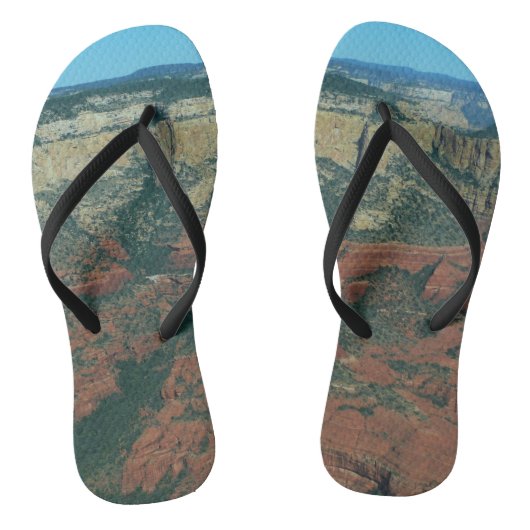 Lagen rode rotsen in Sedona Arizona Teenslippers (Voetbed)