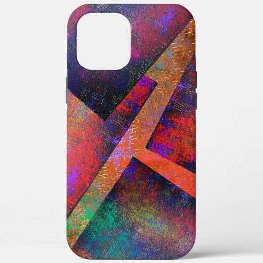 Lagen roestkleurige afbeeldingen, ongelijkmatig ge Case-Mate iPhone case (Achterkant)